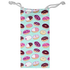 Donut Jelly Bread Sweet Jewelry Bag by Mariart