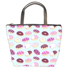 Donut Jelly Bread Sweet Bucket Bags by Mariart