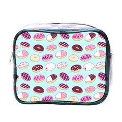 Donut Jelly Bread Sweet Mini Toiletries Bags by Mariart