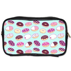 Donut Jelly Bread Sweet Toiletries Bags by Mariart