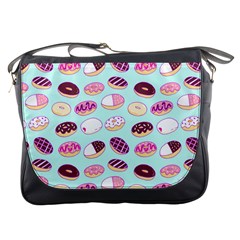Donut Jelly Bread Sweet Messenger Bags by Mariart