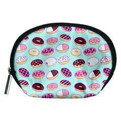 Donut Jelly Bread Sweet Accessory Pouches (medium)  by Mariart