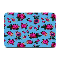 Crown Red Flower Floral Calm Rose Sunflower Plate Mats by Mariart