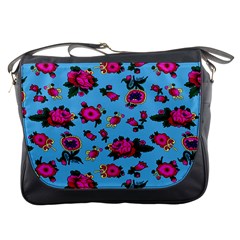 Crown Red Flower Floral Calm Rose Sunflower Messenger Bags