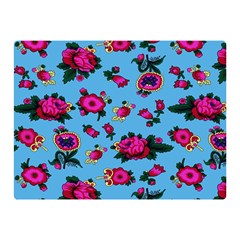 Crown Red Flower Floral Calm Rose Sunflower Double Sided Flano Blanket (mini)  by Mariart