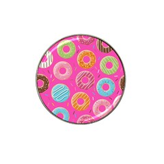 Doughnut Bread Donuts Pink Hat Clip Ball Marker (4 Pack) by Mariart