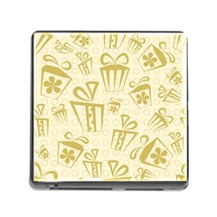 Gift Party Polka Grey Memory Card Reader (square)