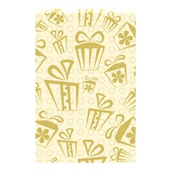 Gift Party Polka Grey Shower Curtain 48  X 72  (small) 