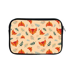 Foxes Animals Face Orange Apple Ipad Mini Zipper Cases