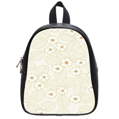 Flower Floral Leaf School Bags (small) 