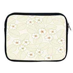 Flower Floral Leaf Apple Ipad 2/3/4 Zipper Cases by Mariart