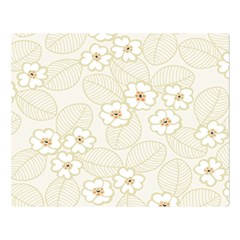 Flower Floral Leaf Double Sided Flano Blanket (large)  by Mariart