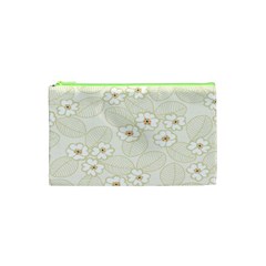 Flower Floral Leaf Cosmetic Bag (xs) by Mariart