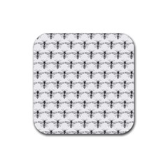 Bee Wasp Sting Rubber Coaster (square)  by Mariart