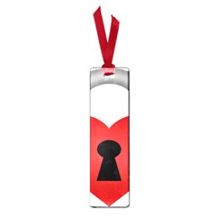 Heart Padlock Red Love Small Book Marks