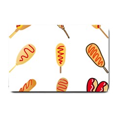 Hot Dog Buns Sate Sauce Bread Small Doormat 