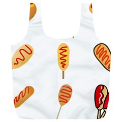 Hot Dog Buns Sate Sauce Bread Full Print Recycle Bags (l) 