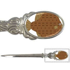 Illustrain Animals Reef Fish Sea Beach Water Seaword Brown Polka Letter Openers by Mariart