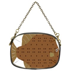 Illustrain Animals Reef Fish Sea Beach Water Seaword Brown Polka Chain Purses (two Sides)  by Mariart