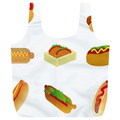 Hot Dog Buns Sauce Bread Full Print Recycle Bags (l) 