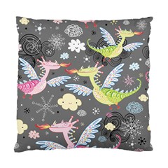 Dragonfly Animals Dragom Monster Fair Cloud Circle Polka Standard Cushion Case (one Side) by Mariart