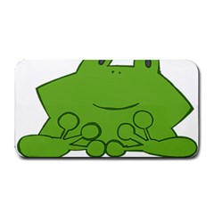 Illustrain Frog Animals Green Face Smile Medium Bar Mats by Mariart