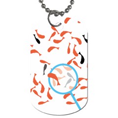 Illustrain Goldfish Fish Swim Pool Dog Tag (one Side)