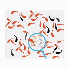 Illustrain Goldfish Fish Swim Pool Small Glasses Cloth