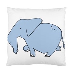 Illustrain Elephant Animals Standard Cushion Case (two Sides)