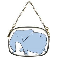 Illustrain Elephant Animals Chain Purses (two Sides)  by Mariart