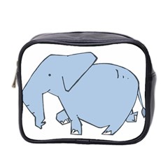 Illustrain Elephant Animals Mini Toiletries Bag 2-side