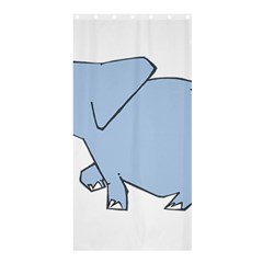 Illustrain Elephant Animals Shower Curtain 36  X 72  (stall) 