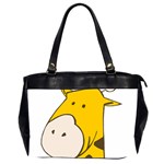 Illustrain Giraffe Face Animals Office Handbags (2 Sides)  Front