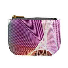 Light Means Net Pink Rainbow Waves Wave Chevron Mini Coin Purses