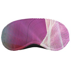 Light Means Net Pink Rainbow Waves Wave Chevron Sleeping Masks by Mariart