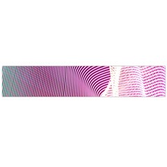 Light Means Net Pink Rainbow Waves Wave Chevron Flano Scarf (large)