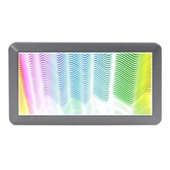 Light Means Net Pink Rainbow Waves Wave Chevron Green Memory Card Reader (mini)