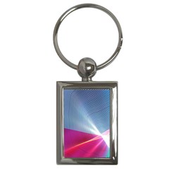 Light Means Net Pink Rainbow Waves Wave Chevron Red Key Chains (rectangle) 