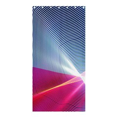 Light Means Net Pink Rainbow Waves Wave Chevron Red Shower Curtain 36  X 72  (stall) 