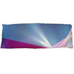 Light Means Net Pink Rainbow Waves Wave Chevron Red Body Pillow Case (dakimakura) by Mariart