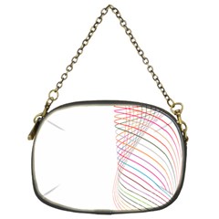 Line Wave Rainbow Chain Purses (two Sides) 