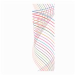 Line Wave Rainbow Large Garden Flag (Two Sides) Back