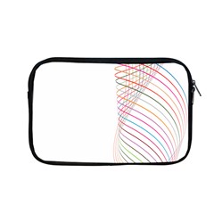 Line Wave Rainbow Apple Macbook Pro 13  Zipper Case