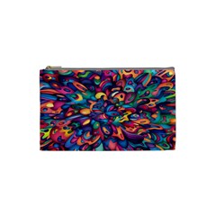 Moreau Rainbow Paint Cosmetic Bag (small)  by Mariart