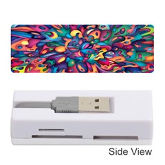 Moreau Rainbow Paint Memory Card Reader (stick)  by Mariart