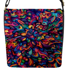 Moreau Rainbow Paint Flap Messenger Bag (s) by Mariart