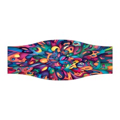 Moreau Rainbow Paint Stretchable Headband by Mariart