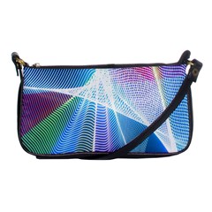 Light Means Net Pink Rainbow Waves Wave Chevron Green Blue Sky Shoulder Clutch Bags by Mariart