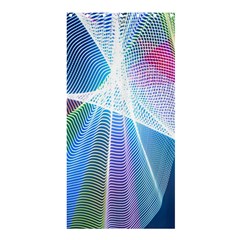 Light Means Net Pink Rainbow Waves Wave Chevron Green Blue Sky Shower Curtain 36  X 72  (stall)  by Mariart