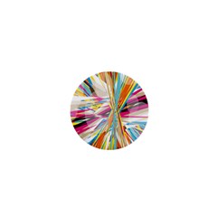 Illustration Material Collection Line Rainbow Polkadot Polka 1  Mini Magnets